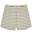 Mads Nørgaard Shorts - Prixa - Vanilla Ice/Sky Captain/Zinnia