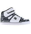 DC Shoes Sko - Pure Hi Top Ev - Black/White/Print