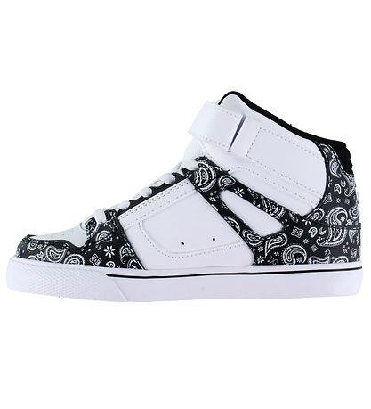 DC Shoes Sko - Pure Hi Top Ev - Black/White/Print