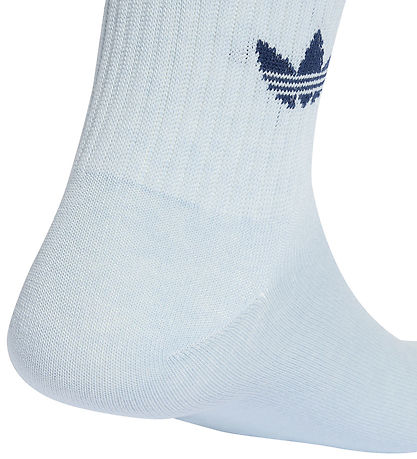 adidas Originals Strømper - 3-pak - 3S Crew - Wonblu/Nindig/Whit