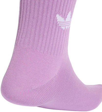 adidas Originals Strømper - 3-pak - 3S Crew - Prepur/Blipnk/Whit