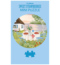 Vissevasse Puslespil - Mini - 31 Brikker - Sweet Strawberries