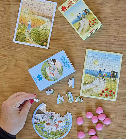 Vissevasse Puslespil - Mini - 31 Brikker - Sweet Strawberries