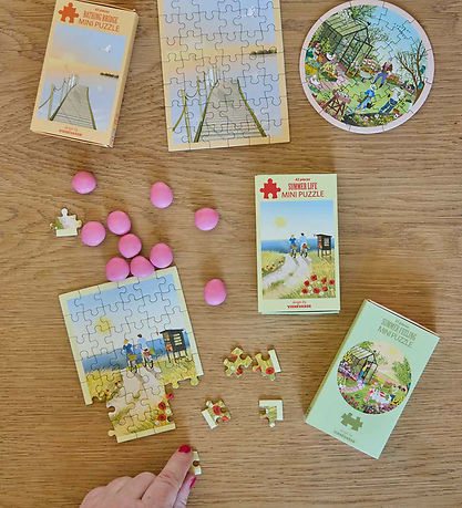 Vissevasse Puslespil - Mini - 42 Brikker - Bathing Bridge