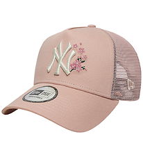 New Era Cap - Floral - Trucker - Pastel Pink