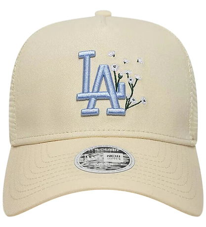 New Era Kasket - Floral - Trucker - Light Beige