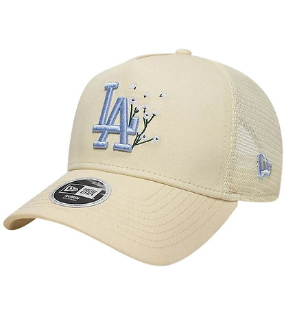 New Era Kasket - Floral - Trucker - Light Beige