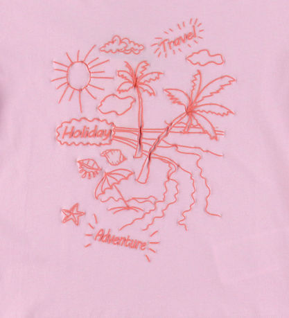 Kids Only T-shirt - KogVacay - Roseate Spoonbill/Beach
