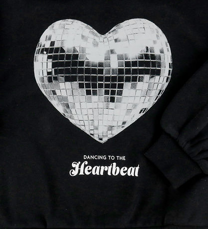 Kids Only Hættetrøje - KogMarita - Black/Heart