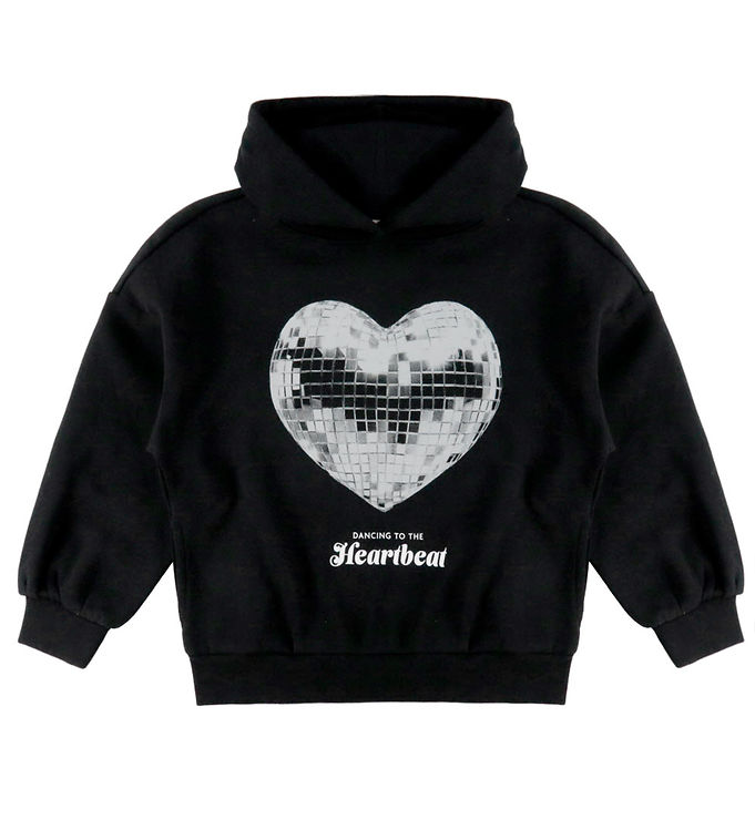 Kids Only Hættetrøje - KogMarita - Black/Heart