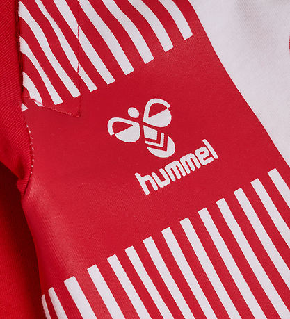 Hummel Body l/æ - hmlMINI DBU Stripy - Tango Red
