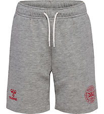 Hummel Shorts - hmlJR REG DBU - Grey Melange