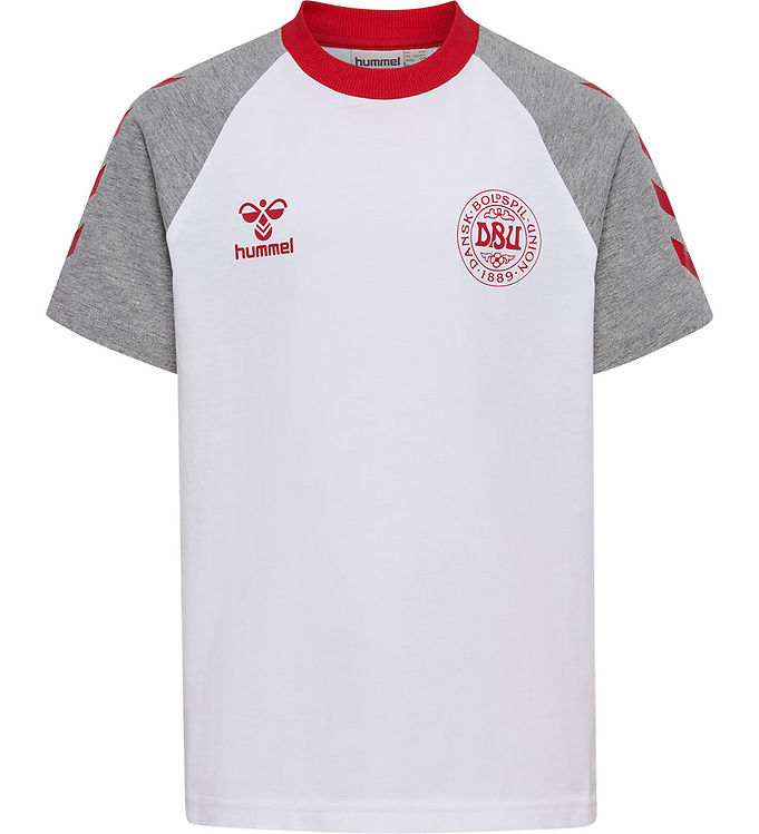Hummel T-shirt - hmlJR REG DBU - Hvid billede
