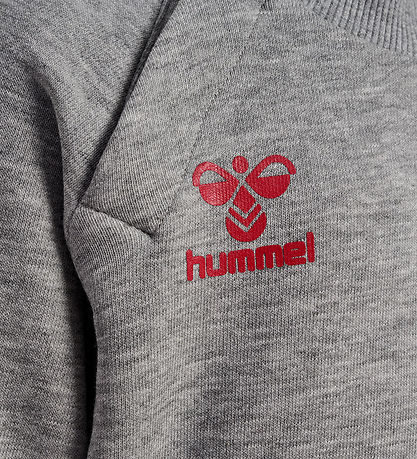 Hummel Sweatshirt - hmlMINI REG DBU - Grey Melange