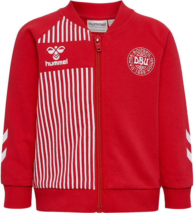 Hummel Cardigan - DBU - Tango Red billede