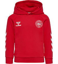 Hummel Hættetrøje - hmlJR REG DBU - Tango Red
