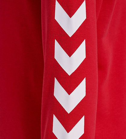 Hummel Hættetrøje - hmlJR REG DBU - Tango Red