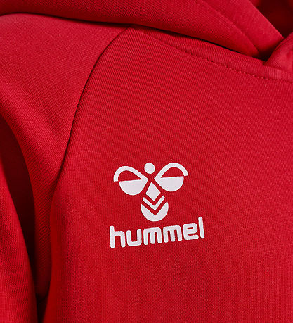 Hummel Hættetrøje - hmlJR REG DBU - Tango Red