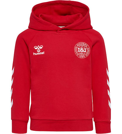 Hummel Hættetrøje - hmlJR REG DBU - Tango Red