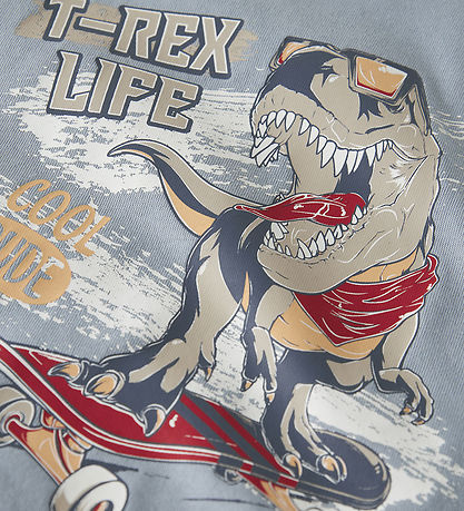 Name It T-shirt - NmmVanyo - Blue Fog/Dino Skate