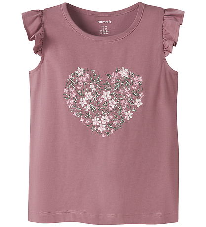 Name It Top - NmfVayana - Mesa Rose/Rose Flowers