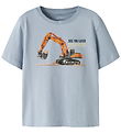 Name It T-shirt - NmmVoto - Blue Fog/Excavator