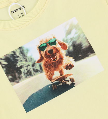 Name It T-shirt - NmmVoto - Double Cream/Skater Dog