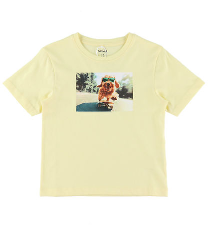 Name It T-shirt - NmmVoto - Double Cream/Skater Dog