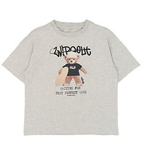 The New T-shirt - TnTeddy - Light Grey Melange