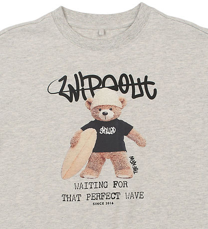 The New T-shirt - TnTeddy - Light Grey Melange