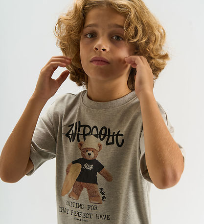 The New T-shirt - TnTeddy - Light Grey Melange