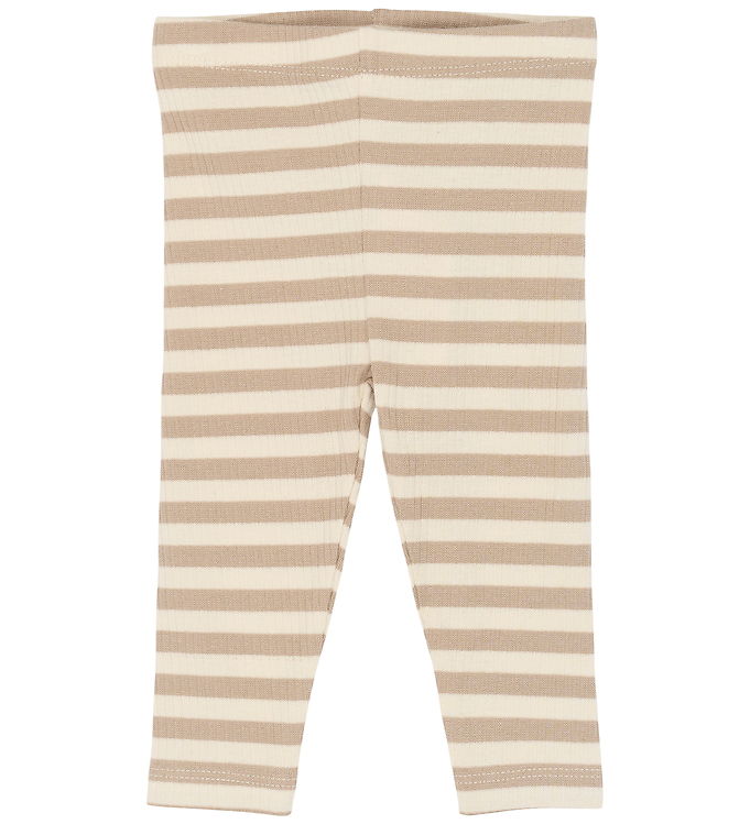 The New Siblings Leggings - Rib - TnsbFro - Humus Striped