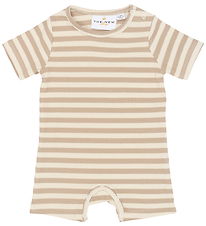 The New Summer Romper - Rib - TnsbFro - Humus Striped