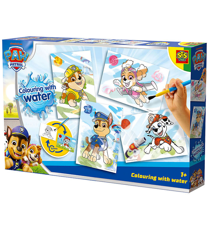 SES Creative Kreasæt - Paw Patrol - Farv med Vand