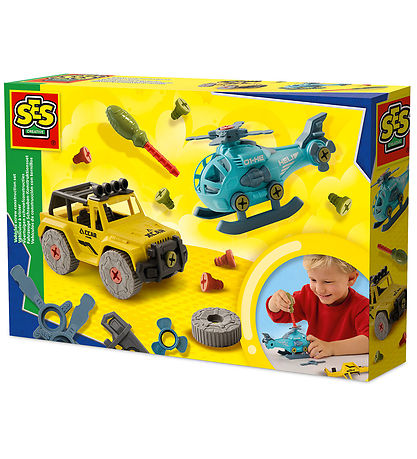 SES Creative Kreasæt - Byggesæt - Kørertøjer