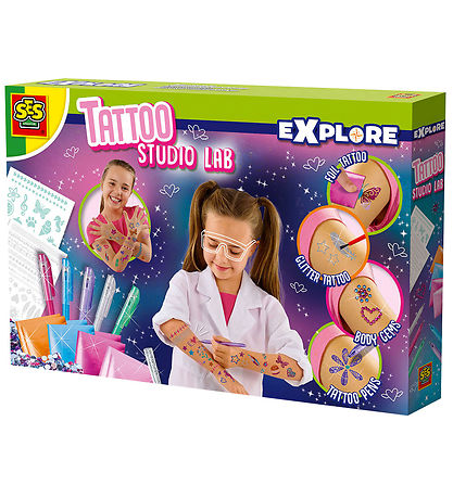 SES Creative Kreasæt - DIY Laboratoriet - Tatovering
