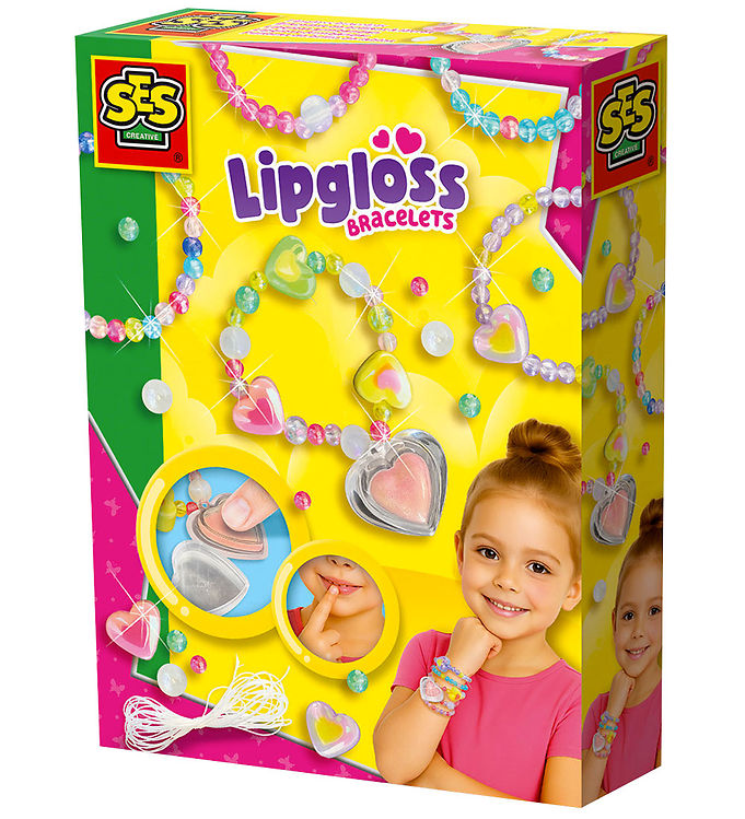 SES Creative Kreasæt - Armbånd Og Lipgloss