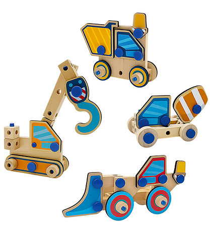 SES Creative Kreasæt - Brix Junior - Arbejdskøretøjer