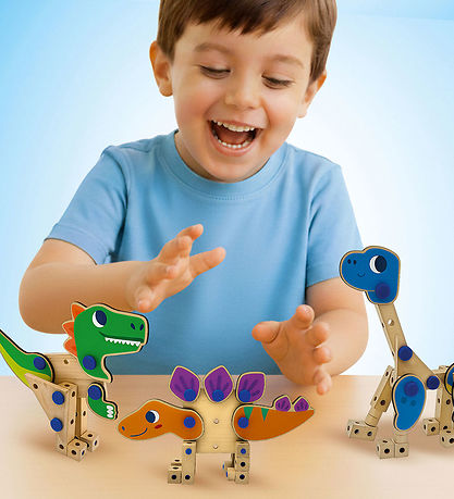 SES Creative Kreasæt - Brix Junior - Dinosaurer