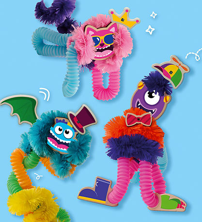 SES Creative Kreasæt - Chenille Piberensere Og Rør