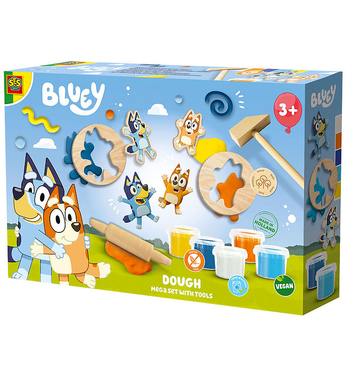 SES SES BLUey Mega sæt. plastik. 5x90 g + promo 14097 40977