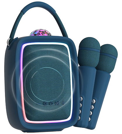 Mobility On Board Højtaler m. Mikrofon - Singy Party - Blå