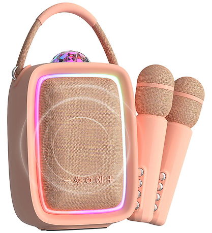 Mobility On Board Højtaler m. Mikrofon - Singy Party - Pink