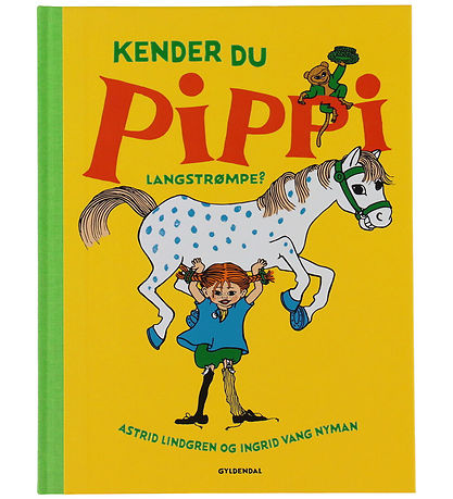 Forlaget Gyldendal Bog - Kender Du Pippi Langstrømpe?