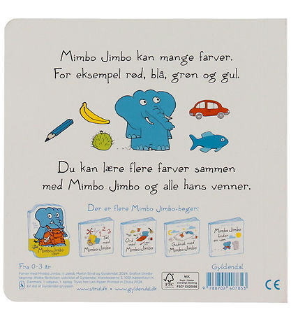 Forlaget Gyldendal Bog - Farver Med Mimbo Jimbo