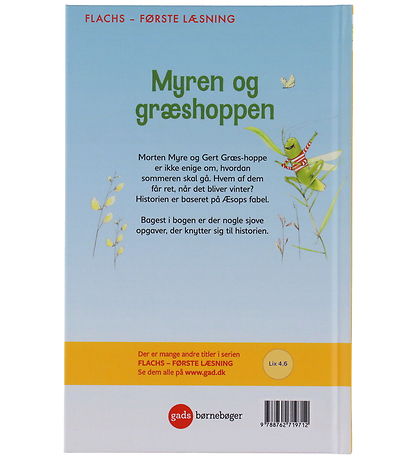 Gads Forlag Bog - Allerførste Læsning - Myren Og Græshoppen