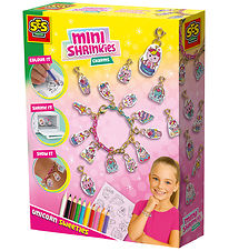 SES Creative Krympeplast - Mini Shrinkies - Søde Enhjørninger