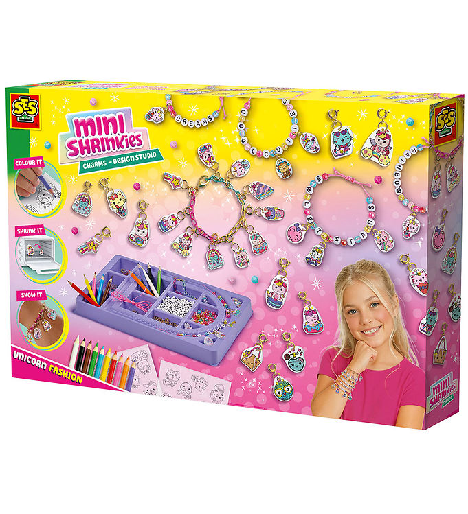 SES Creative Krympeplast - Mini Shrinkies - Vedhæng Designstudie