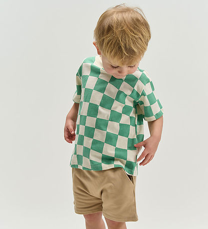 The New T-shirt - TnstTino - Creme De Menthe Check