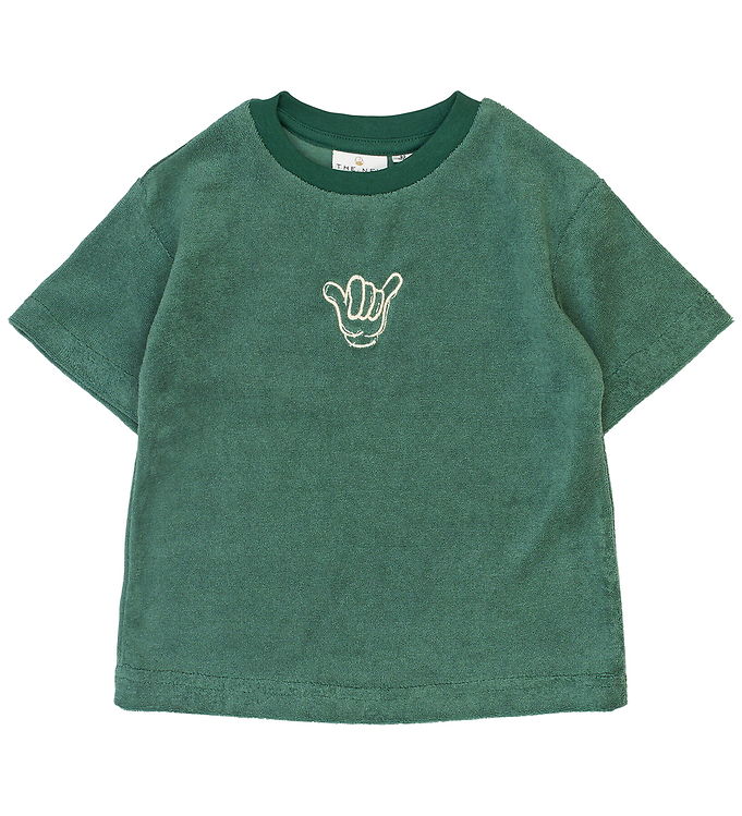 The New Siblings T-shirt - Frotté - TnstTerry - Posy Green